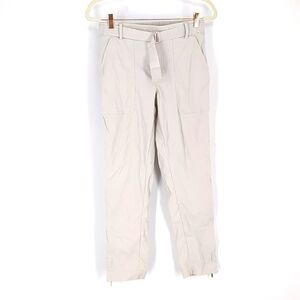 Athleta Trekkie Pant Pants Light Gray Hiking Yoga Jogging Running Size 2